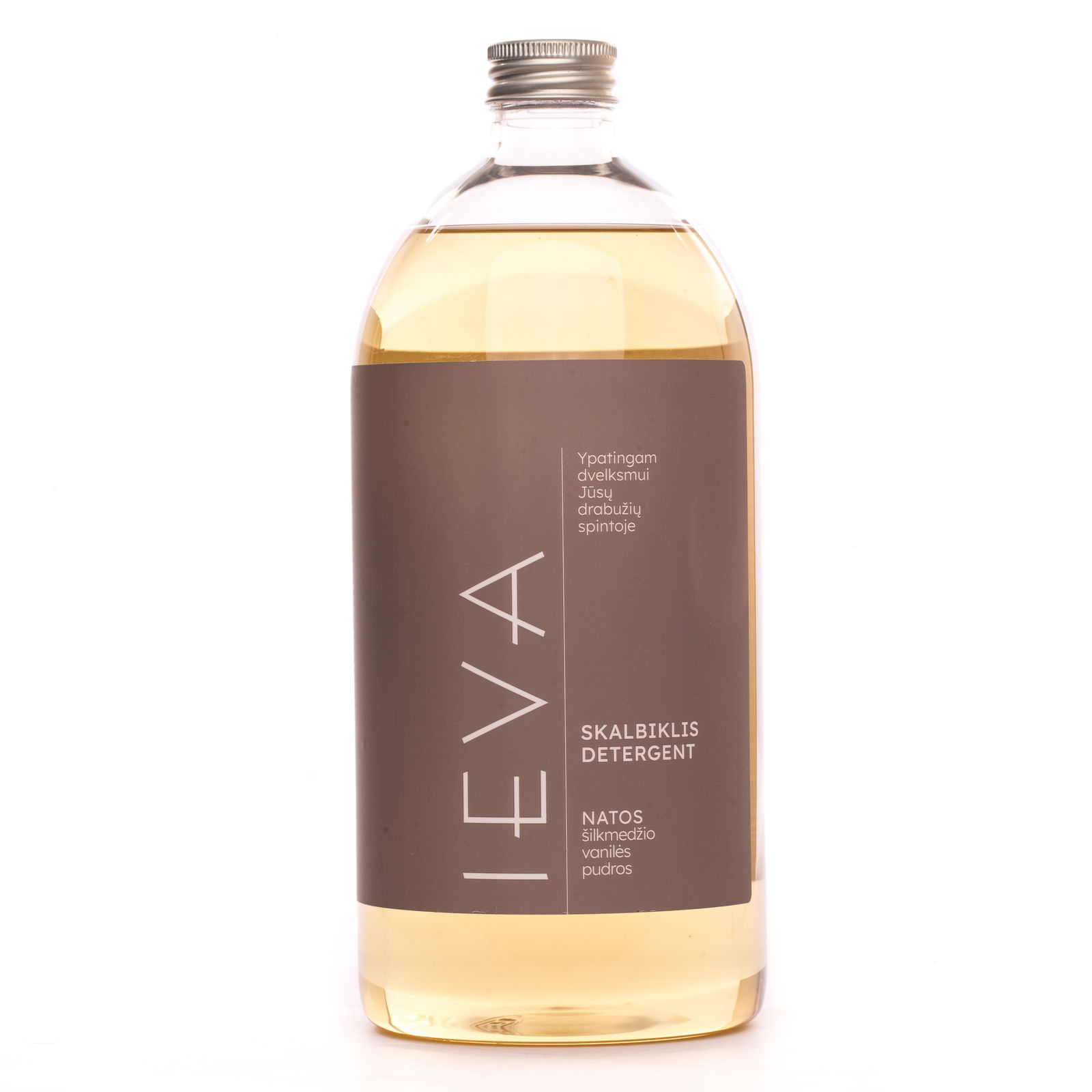 Skystas skalbiklis IEVA, vanilės pudros natos, 1 l