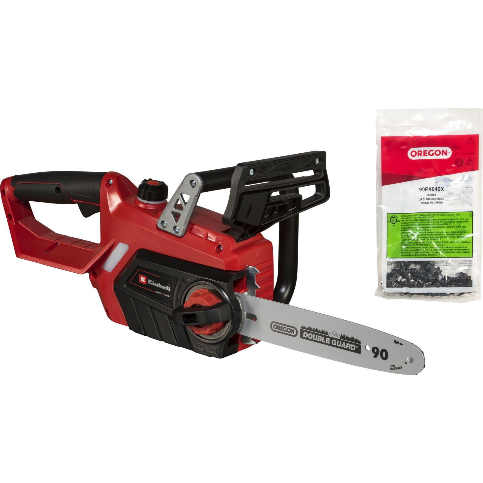 Akumuliatorinis grandininis pjūklas EINHELL GE-LC 18 Li-Solo, 18 V, 25cm, 4,5m/s, be akumuliatoriaus