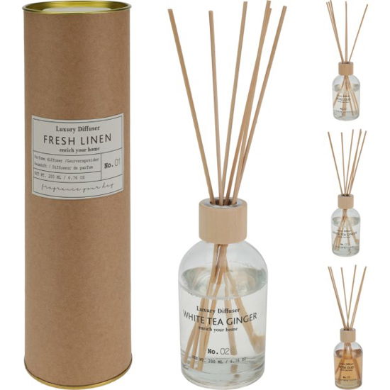 Namų kvapas su pagaliukais LUXURY DIFFUSER, 3 rūšys, 200 ml