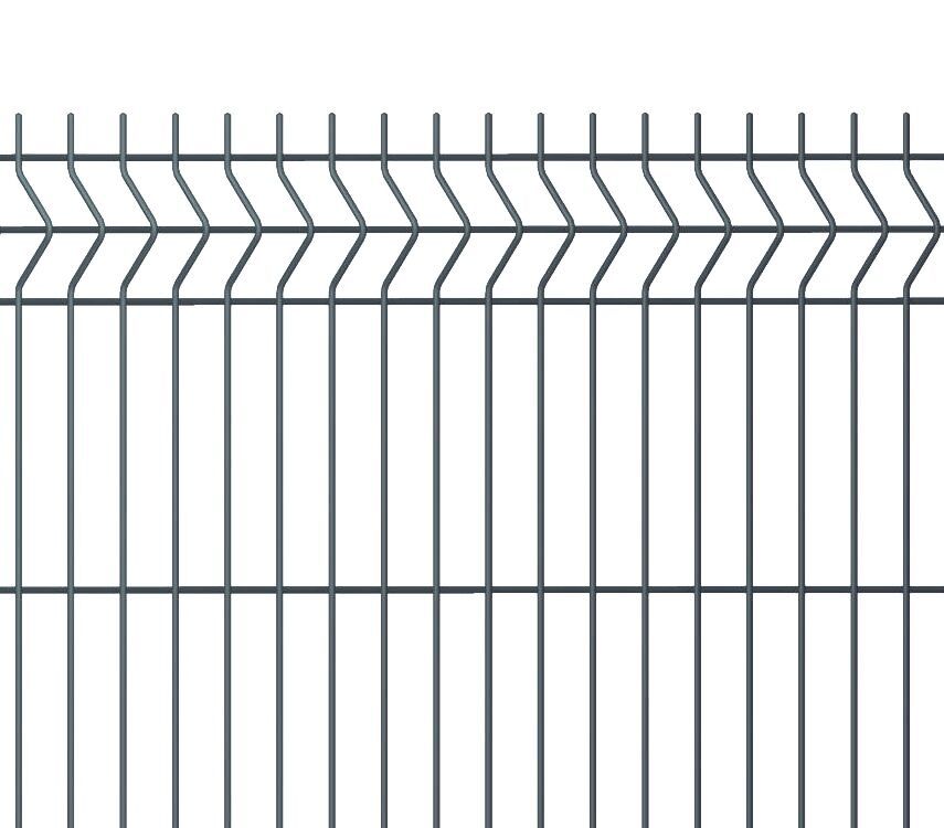 Tvoros segmentas FORTI STRONG, cinkuotas, pilkos sp., 200 x 50 x 4 x 1530 x 2500 mm