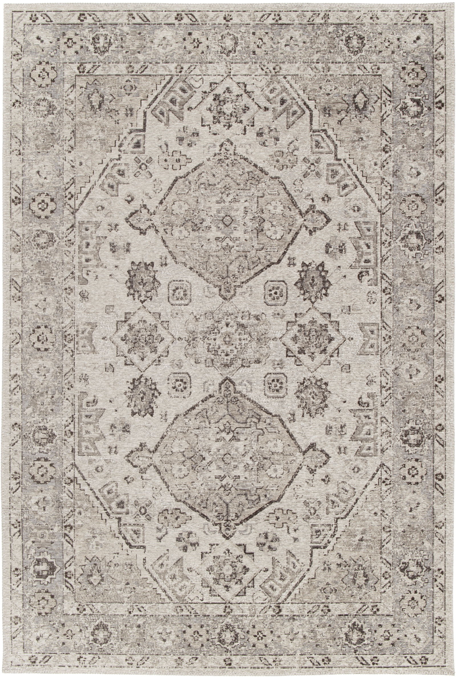 Kilimas CHLOE, 170 x 120 cm, rudas, 100% perdirbto poliesterio