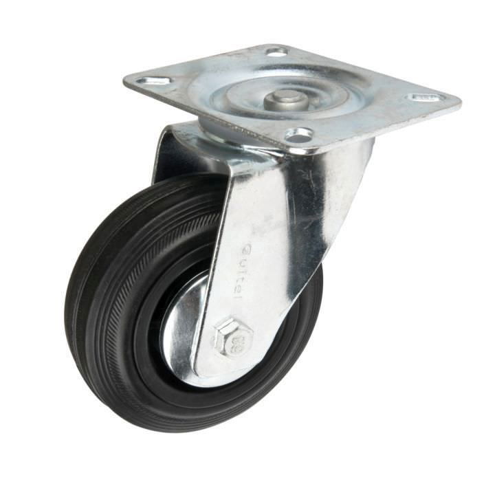 Vežimėlio ratukas, Ø100 mm, 100 kg