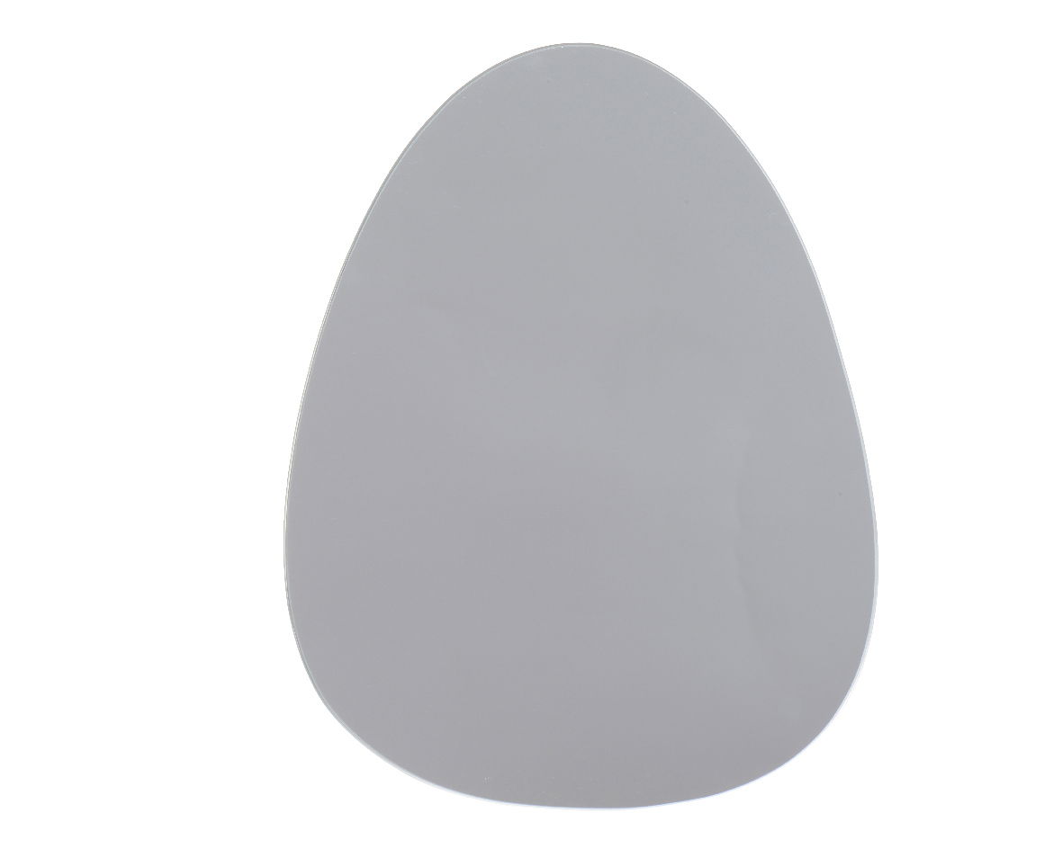 Stiklinė žvakidė DECORIS Mirror Glass Egg, 20,4 x 26 x 0,4 cm