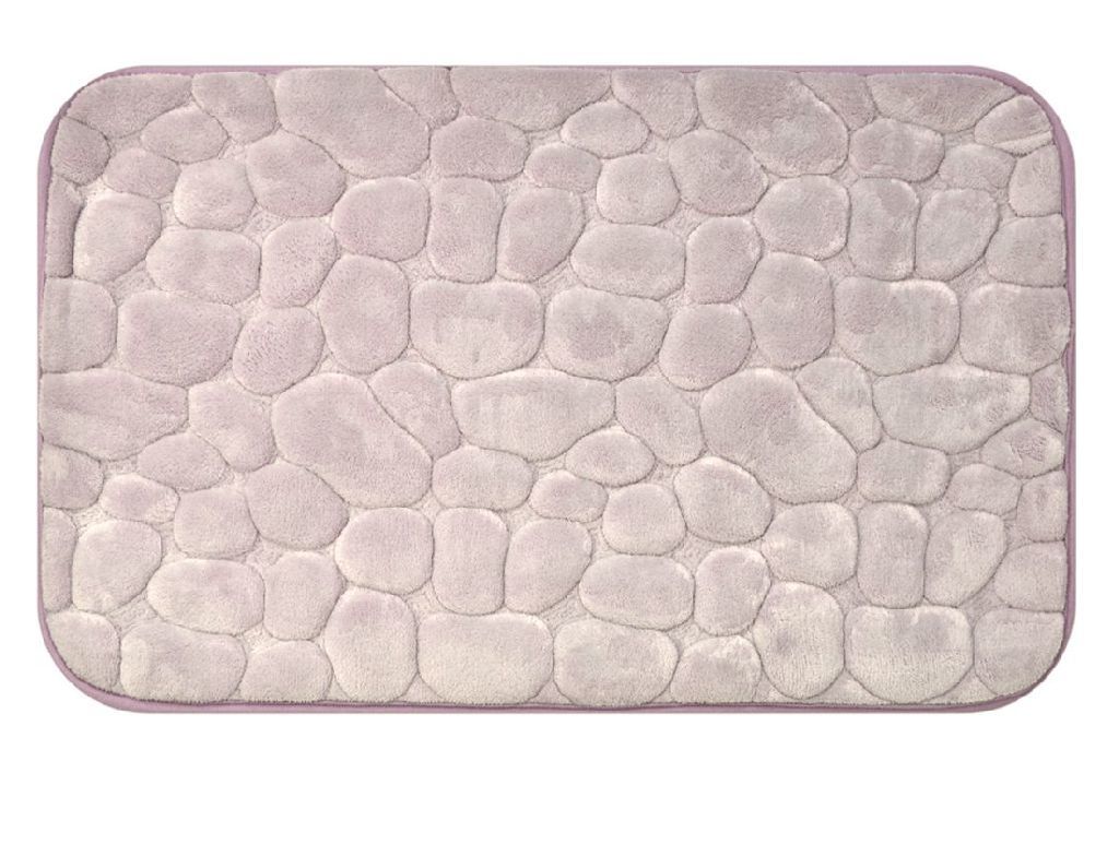 Vonios kilimėlis BENEDOMO FOAM, 50 x 80 cm, šv. pilkos sp.