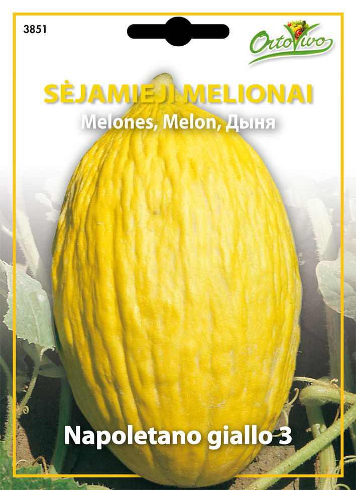Melionų sėklos NAPOLETANO GIALLO 3, 2,2 g