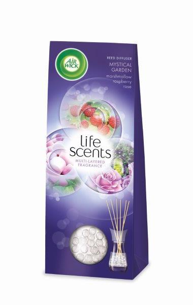 Kvapas namams su pagaliukais AIRWICK Mystical Garden, 25 ml