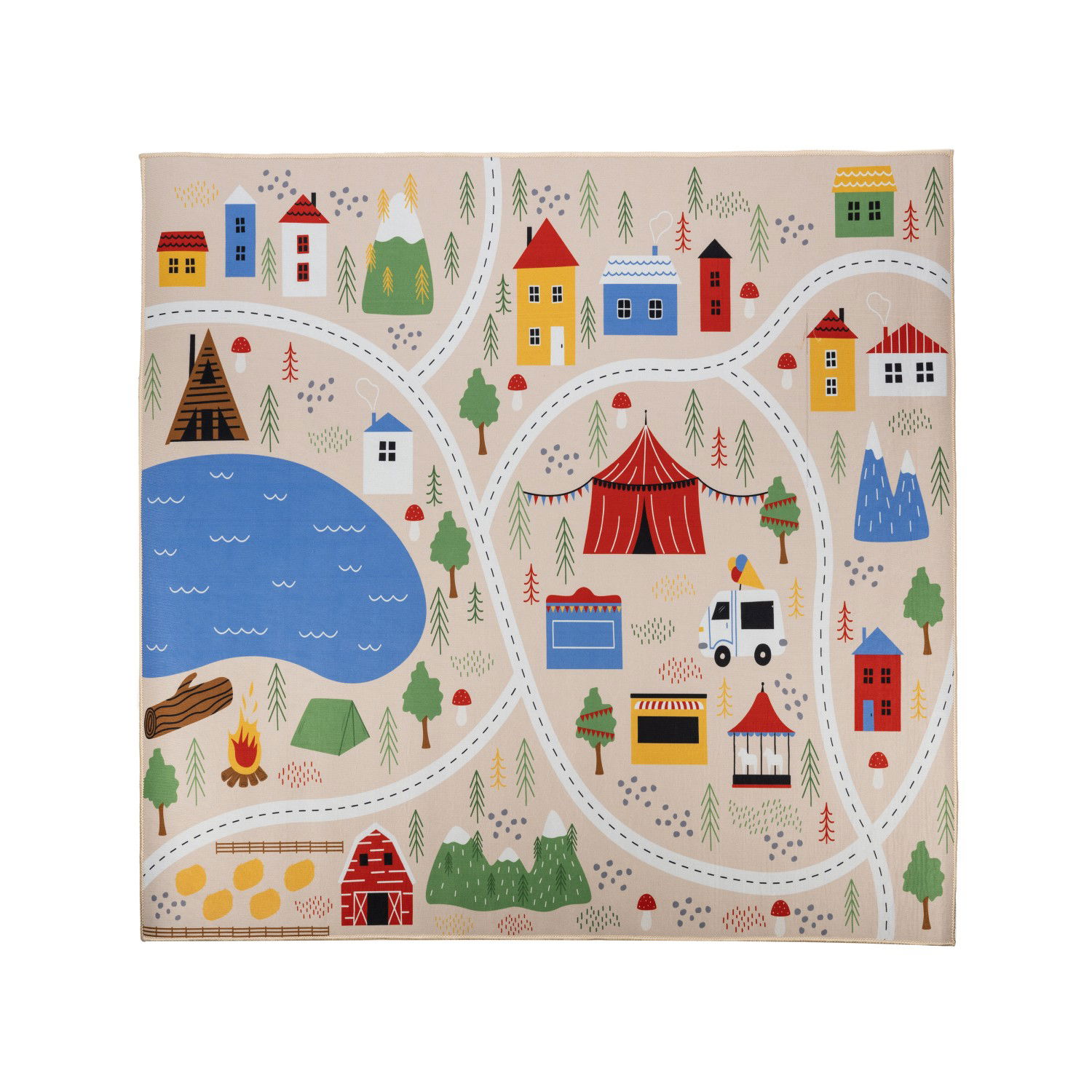 Vaikiškas kilimas ELDORADO HOME, 130 x 130 cm, 2 - jų diz.
