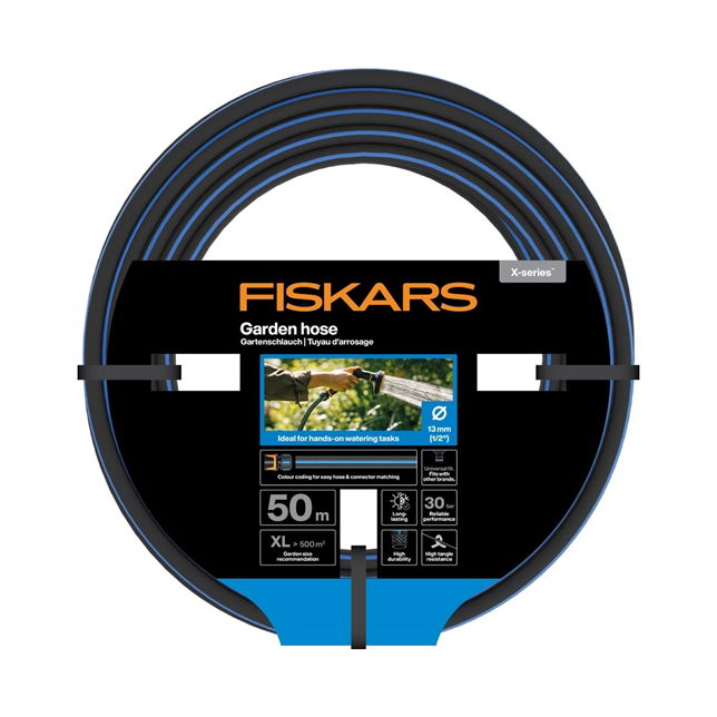 Laistymo žarna FISKARS X-series, 1/2”, 13 mm, 50 m