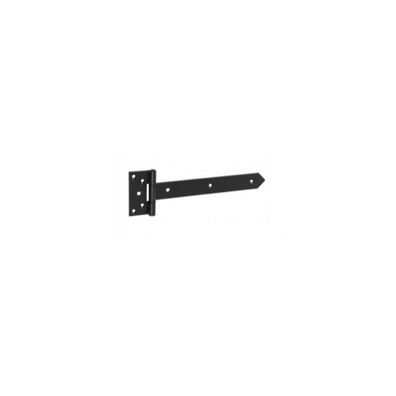 Vartų lankstas ZB 250, 250 x 45 x 90 x 3 mm, juodos sp.