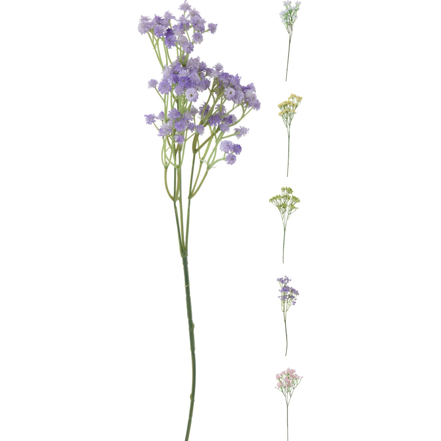 Dirbtinė augalo šakelė, 5 rūšys, 73 cm