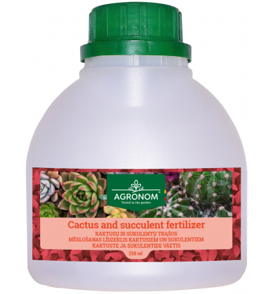 Kaktusų ir sukulentų trąšos AGRONOM, skystos, 250 ml