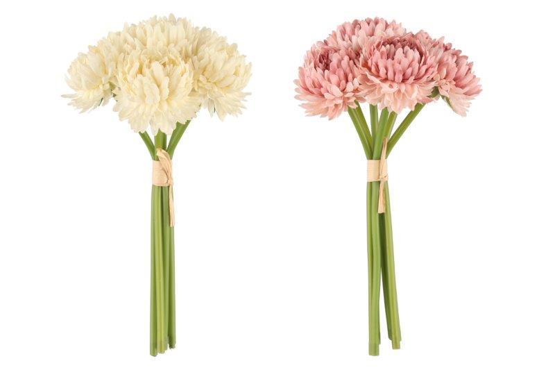Dirbtinė gėlė BUSH CHRYSANTHEMUM, įv. spalvų, 23 cm
