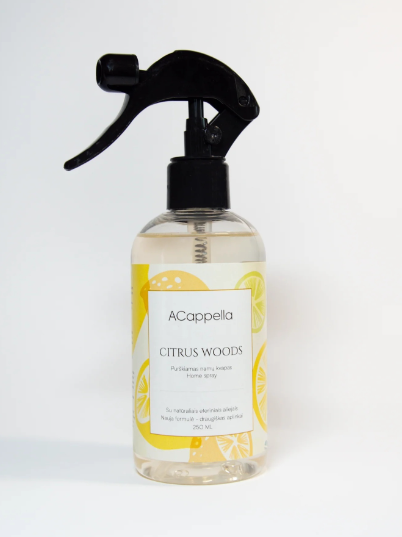 Purškiamas namų kvapas ACAPPELLA Citrus woods, 250 ml
