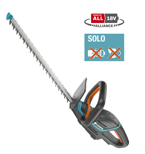 Akumuliatorinės gyvatvorių žirklės GARDENA ComfortCut 50/18V P4A, 18 V, 2,0 Ah, 50 cm, 3 kg