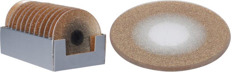 Žvakidė GLITTER PLATE, aukso sp., 15 cm