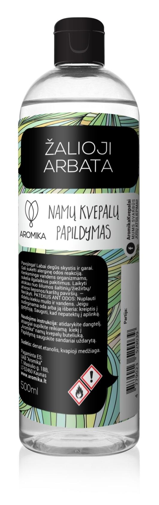 Namų kvapo papildymas ACappella Žalioji arbata, 500 ml