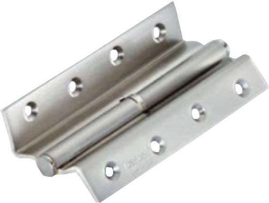Durų lankstas 187, 100 x 55 x 2,5 mm, dešininis, durims su užlaidos, žalvario sp.