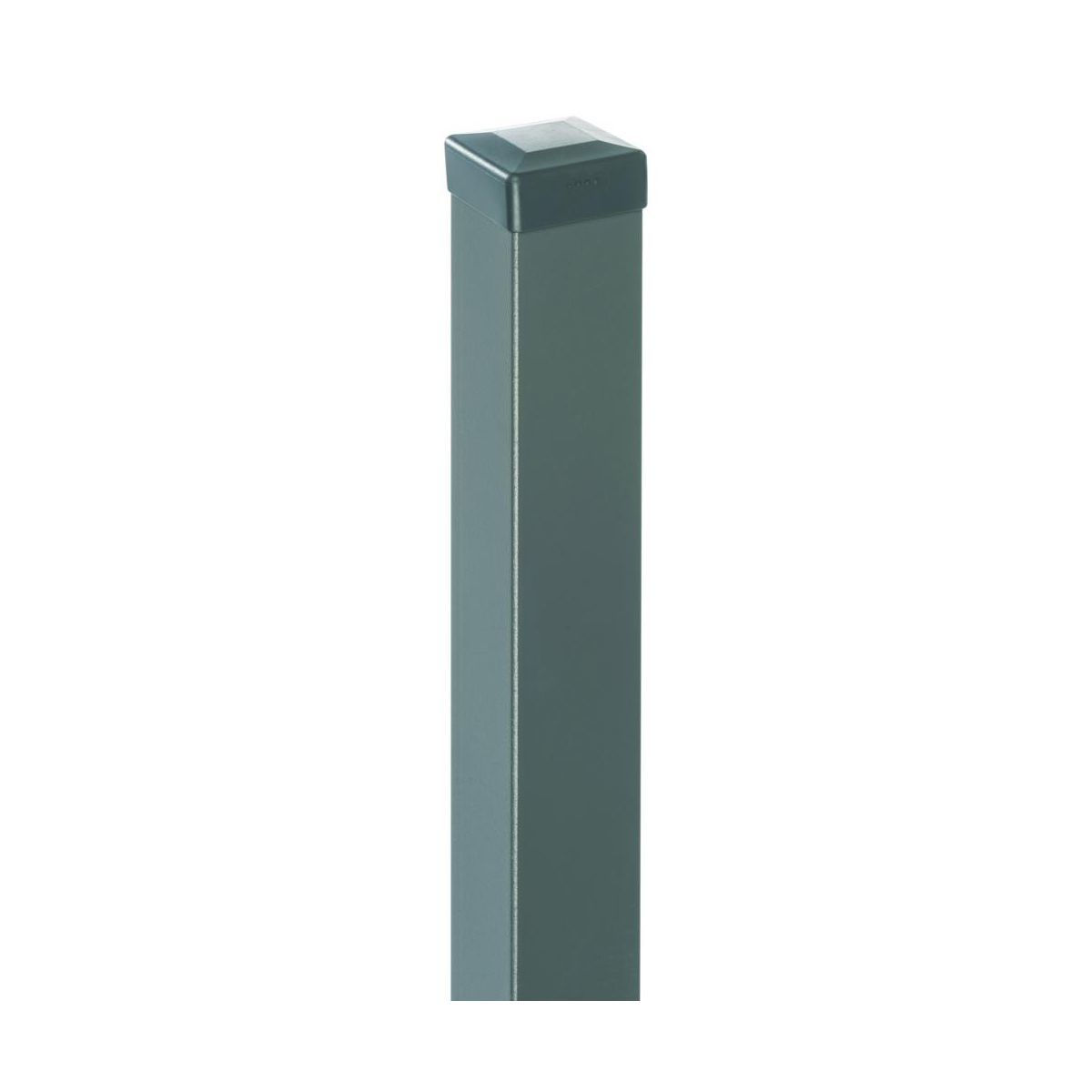 Tvoros stulpas be vyrių veržlių, cinkuotas, RAL7046 50x50x2000mm