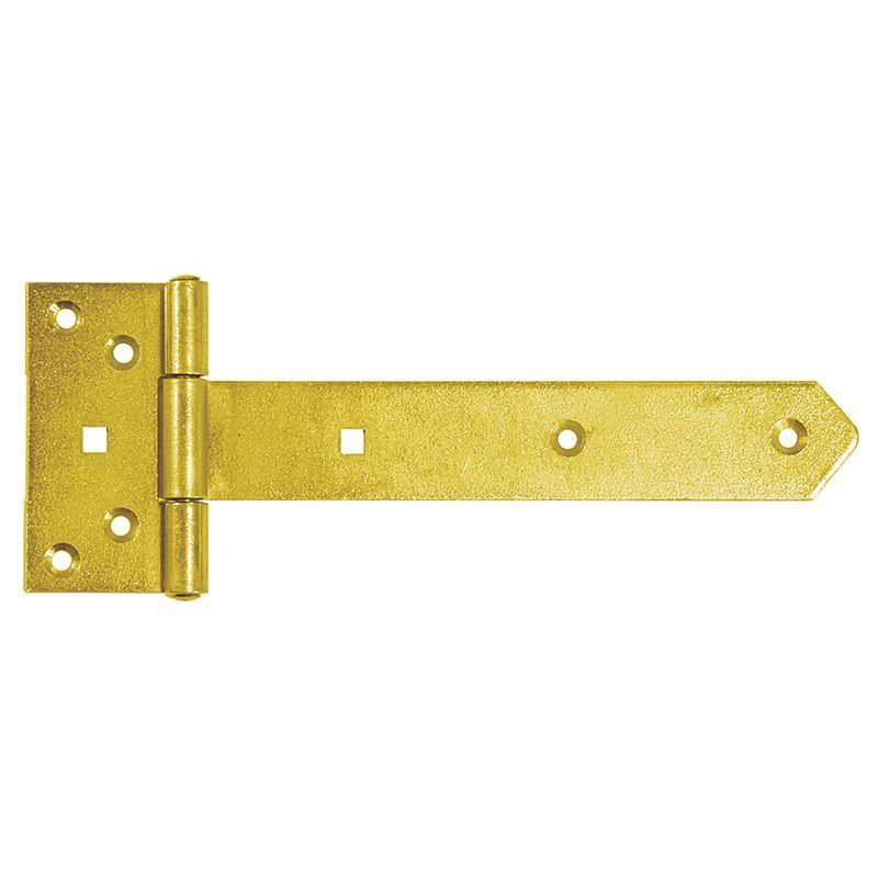 Vartų lankstas ZB150, 150 x 45 x 90 x 3,0 mm, universalus, geltonai cinkuotas