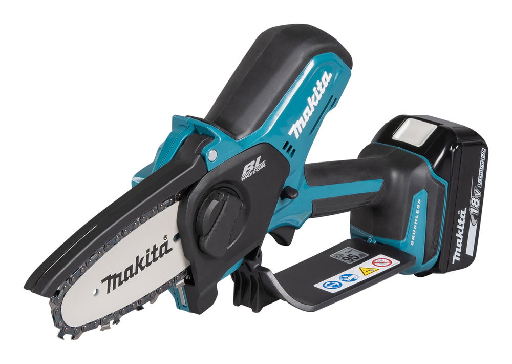 Akumuliatorinis grandininis genėjimo pjūklas MAKITA DUC101Z, 18 V, 10 cm, be akumuliatoriaus