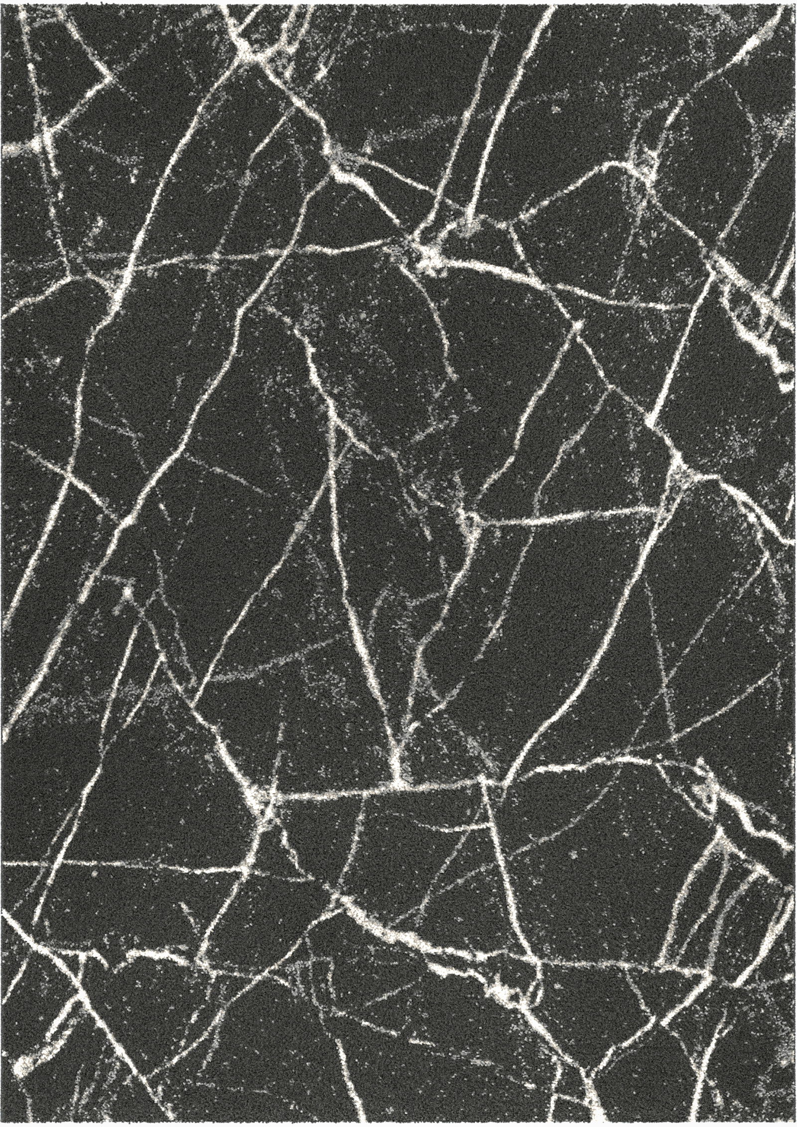 Kilimas ELLE, 230 x 160 cm, juodas, 100% perdirbto poliesterio