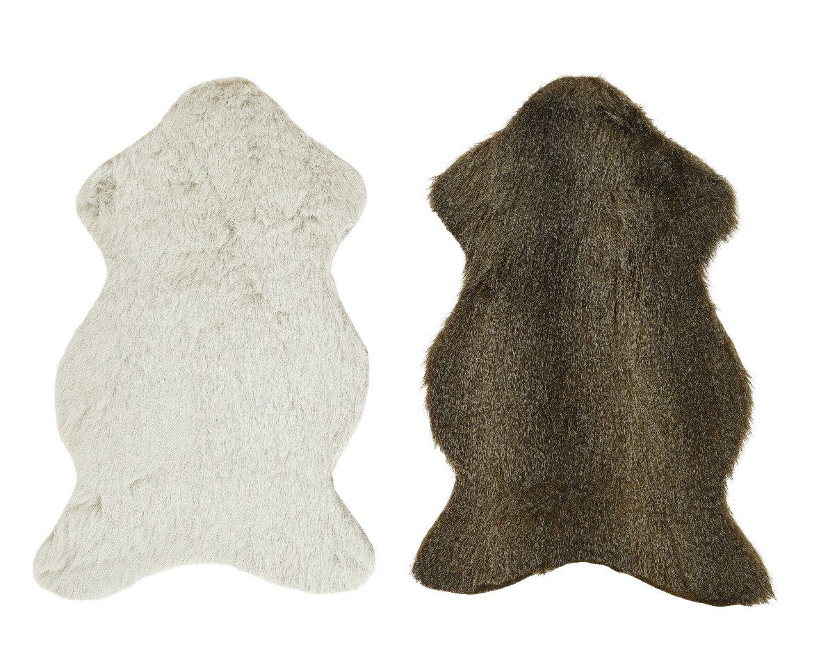 Dirbtinis kailis DECORIS, 2 - jų  sp., 50 x 90 cm, 100 % poliesteris
