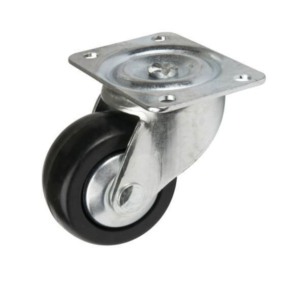 Vežimėlio ratukas, Ø50 mm, 50 kg