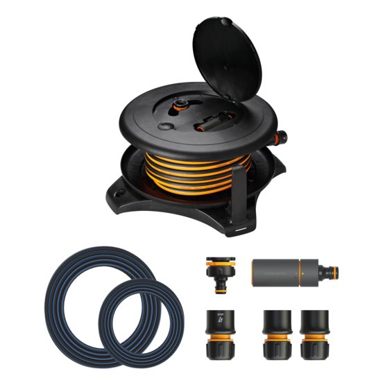 Ritės ir žarnos komplektas FISKARS SOLID, 1/2, 13 mm, 20 m