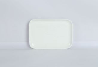Pietų lėkštė AURORA WHITE, stačiakampio formos, 21 cm