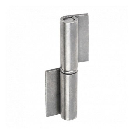 Suvirinamas ir reguliuojamas durų lankstas ZMP 110, 110 x 30 x 3,5 mm, sidabro sp.