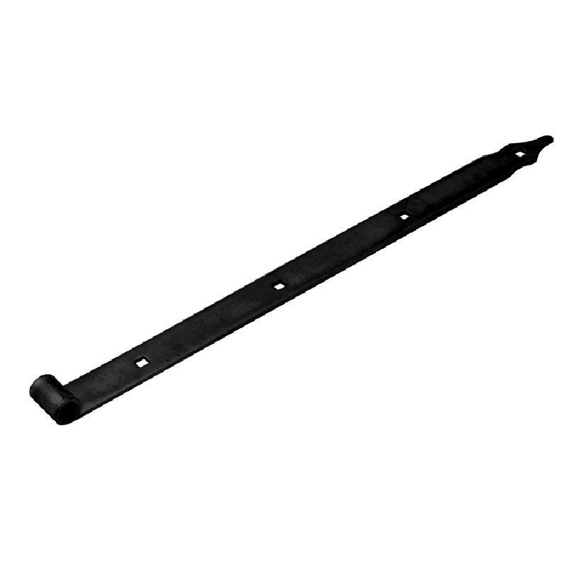 Vartų lankstas ZP 600fi13c, 600x35/4,0 x 13 mm, universalus, juodos sp.