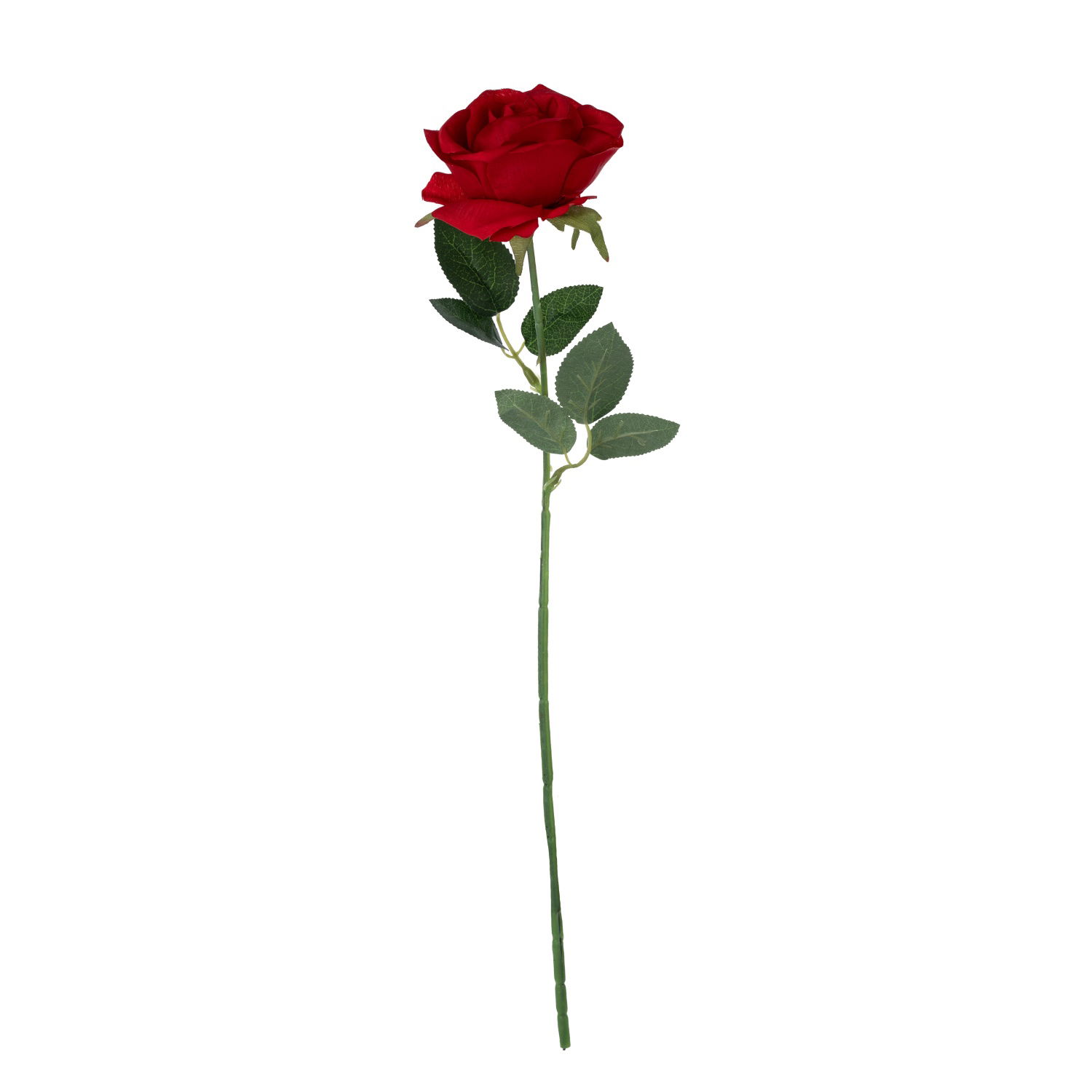 Dirbtinė gėlė ROSE, 4 spalvų, 43 cm