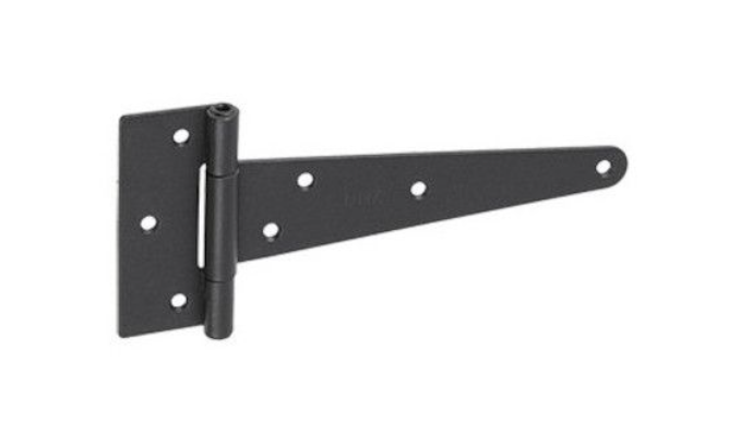 Vartų lankstas ZT 125, 125 x 35 x 80 x 2 mm, juodos sp.