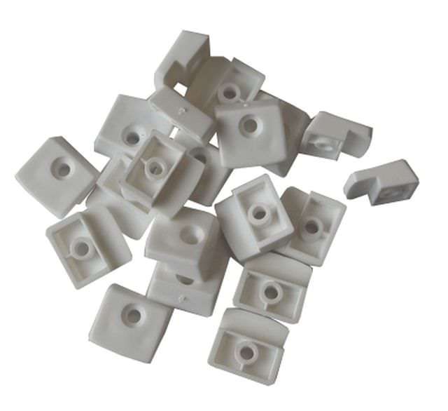 Veidrodžio laikiklis, 17 x 16 x 7,2 mm, baltos sp. 20 vnt.