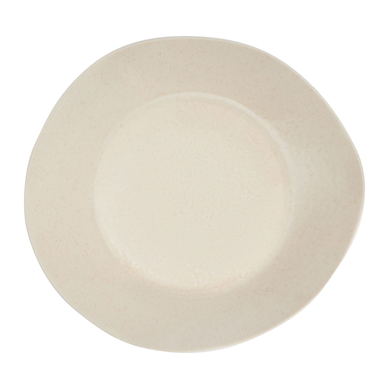 Desertinė lėkštė AMBITION Organic, kreminės sp., 22 cm