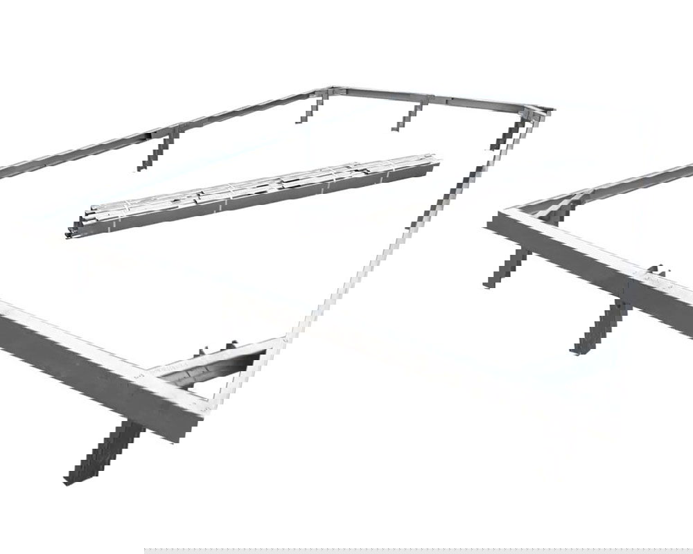 Cinkuoto plieno pamatas, plotis 2,5 m, 4 m ilgis