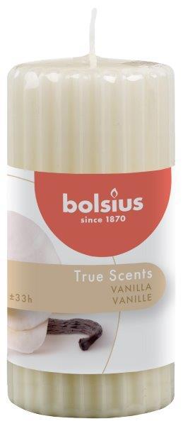 Kvepianti cilindrinė žvakė VANILLA, 12 x 6 cm