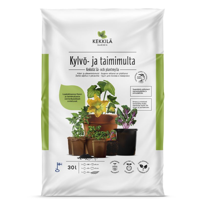 Sėjimo ir pikiavimo žemė KEKKILA, 30 L