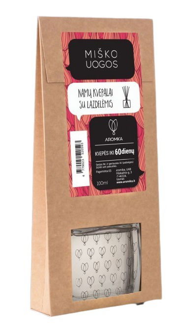 Namų kvapas su lazdelėmis ACappella Miško uogos, 100 ml