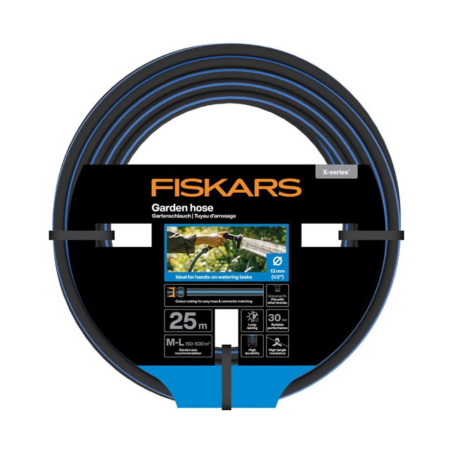 Laistymo žarna FISKARS X-series, 1/2”, 13 mm, 25 m