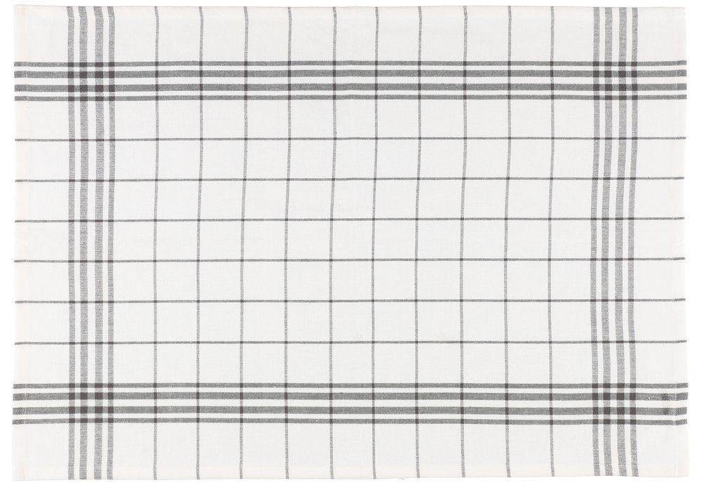 Virtuvinių rankšluosčių rinkinys Basic, baltos sp., 50x70cm, 75% perdirbta medvilnė, 25% PES, 2 vnt.