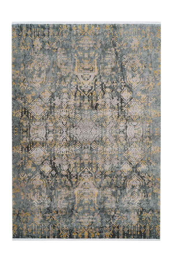 Kilimas PIERRE CARDIN ORSAY 700 Grey-Yellow, 160 x 230 cm, pilkas/geltonas