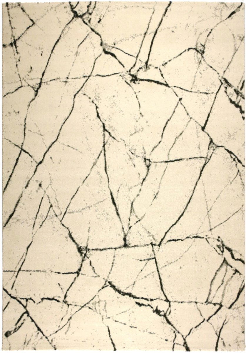 Kilimas ELLE, 230 x 160 cm, baltas, 100% perdirbto poliesterio