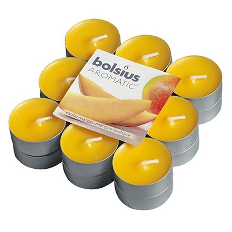 Kvepiančios skridininės žvakės MANGO, 18 vnt.