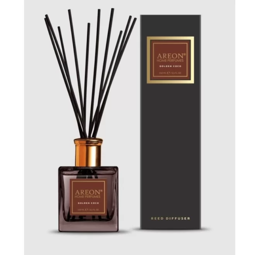Namų kvapas su pagaliukais BLACK Golden Coco, 150 ml