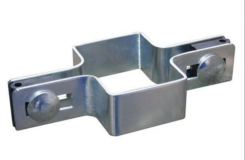Centrinė stulpo apkaba, cinkuota, 60 x 40 mm, 2 vnt