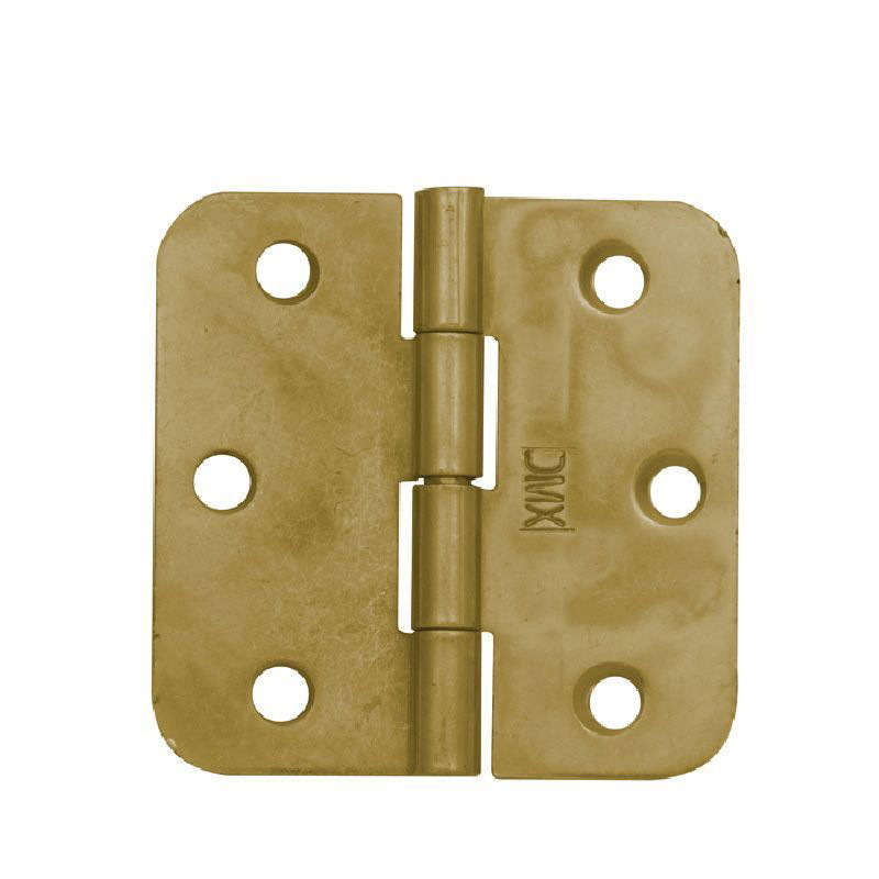 Durų lankstas, ZS 70, 70 x 43 x 1,0 mm, universalus, geltonai cinkuotas