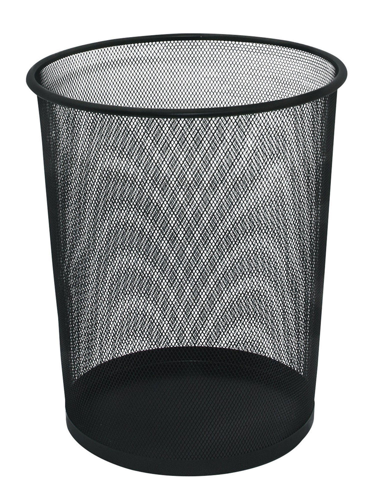 Metalinė šiukšlių dėžė, 19 l, juoda