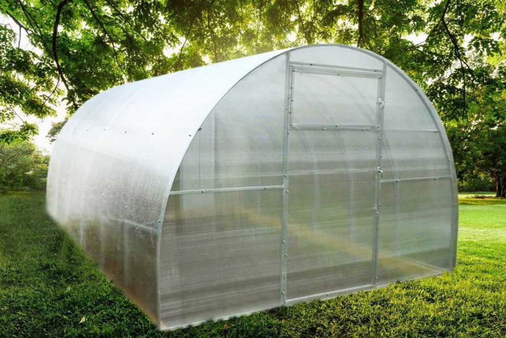 Arkinis šiltnamis STRONGER, 3 x 10 m, suvirintas rėmas, 8 mm polikarbonato danga