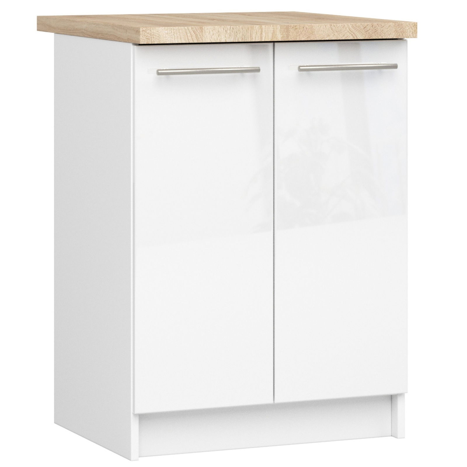 Virtuvės spintelė OLIVIA S 60 cm, balta